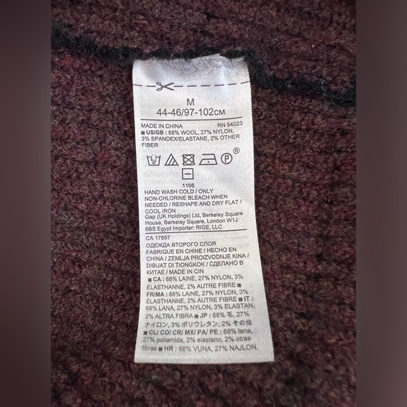 Banana Republic Heritage Collection Brown Knitted Mock Neck Sweater Adult M - Picture 5 of 8